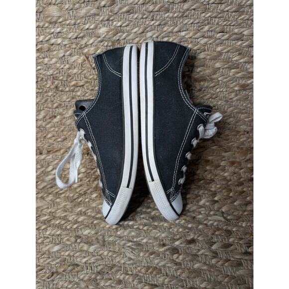 CONVERSE Chuck Taylor All Star Dainty Canvas Lo Shoe Black Women's 7 Casual - Picture 3 of 7